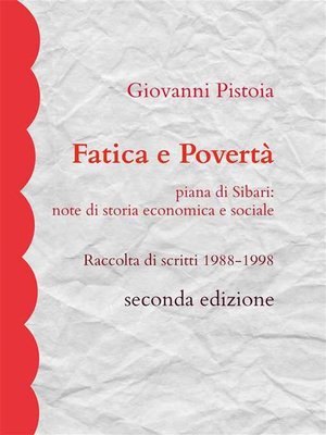 cover image of Fatica e Povertà
